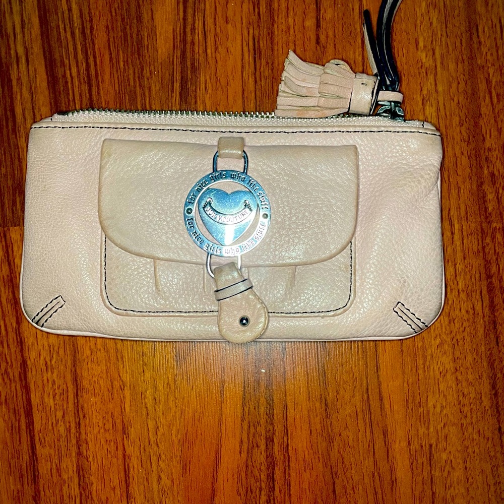 Pale pink juicy wallet/clutch
